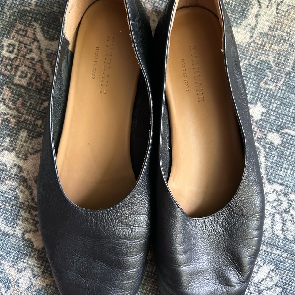 Everlane Black Day Glove Flats 7.5 - Picture 6 of 8